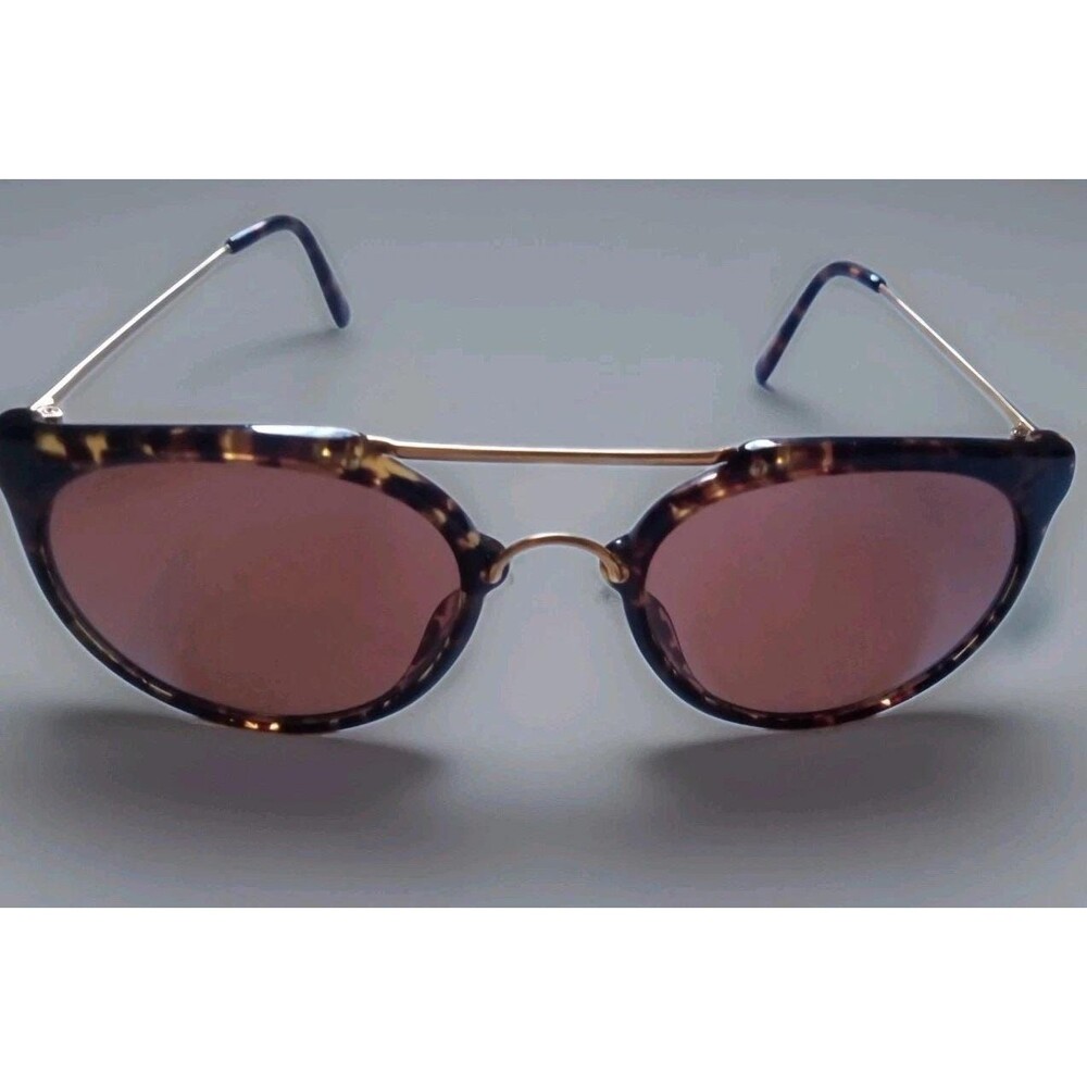 Tortoise Shell Style Sunglasses Metal Frames UV400 Vintage Style Retro Fashion
